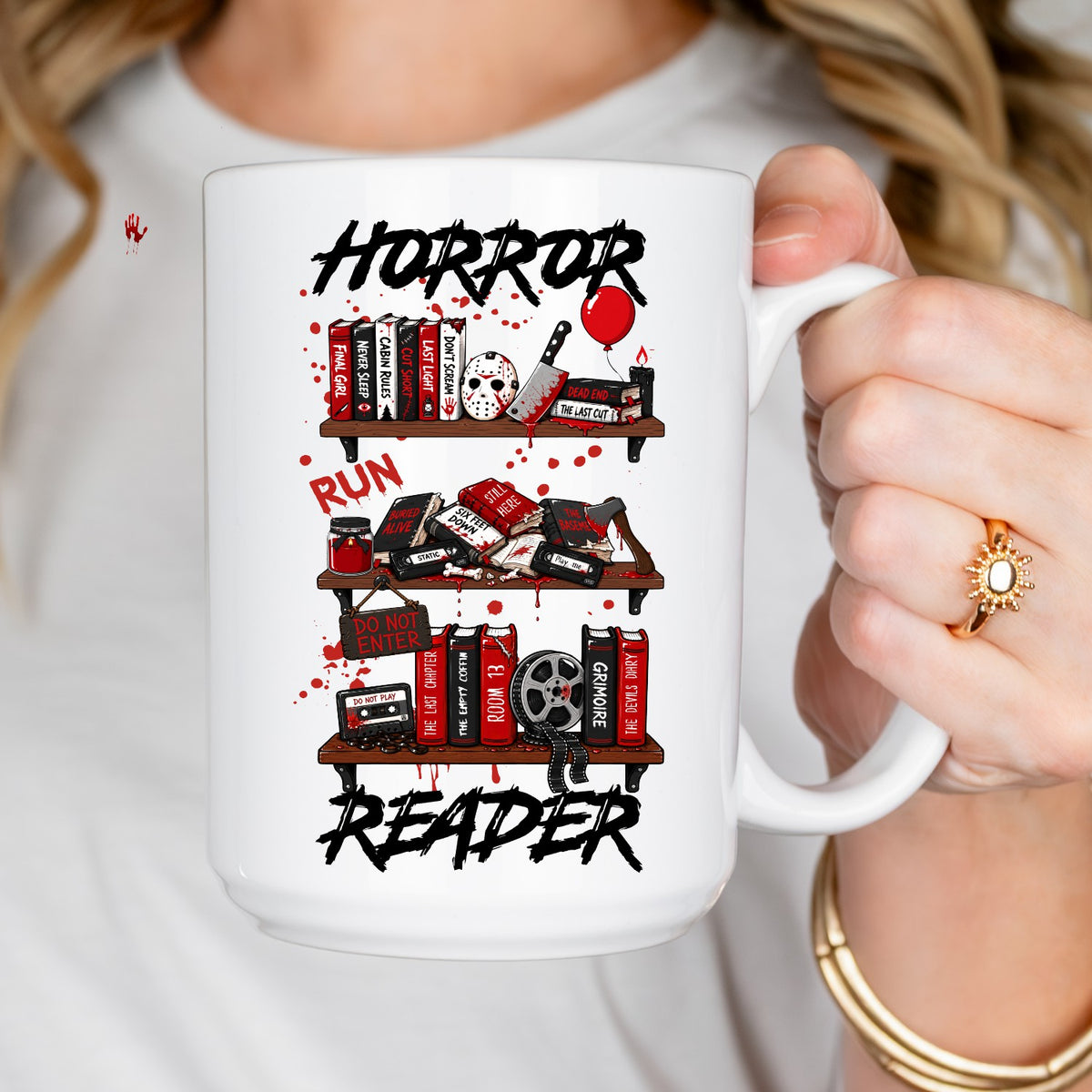 Horror Reader 15oz Coffee Mug