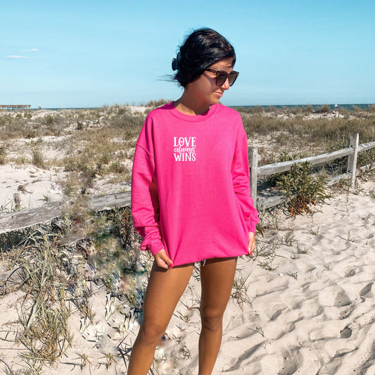 Love Always Wins Unisex Crewneck