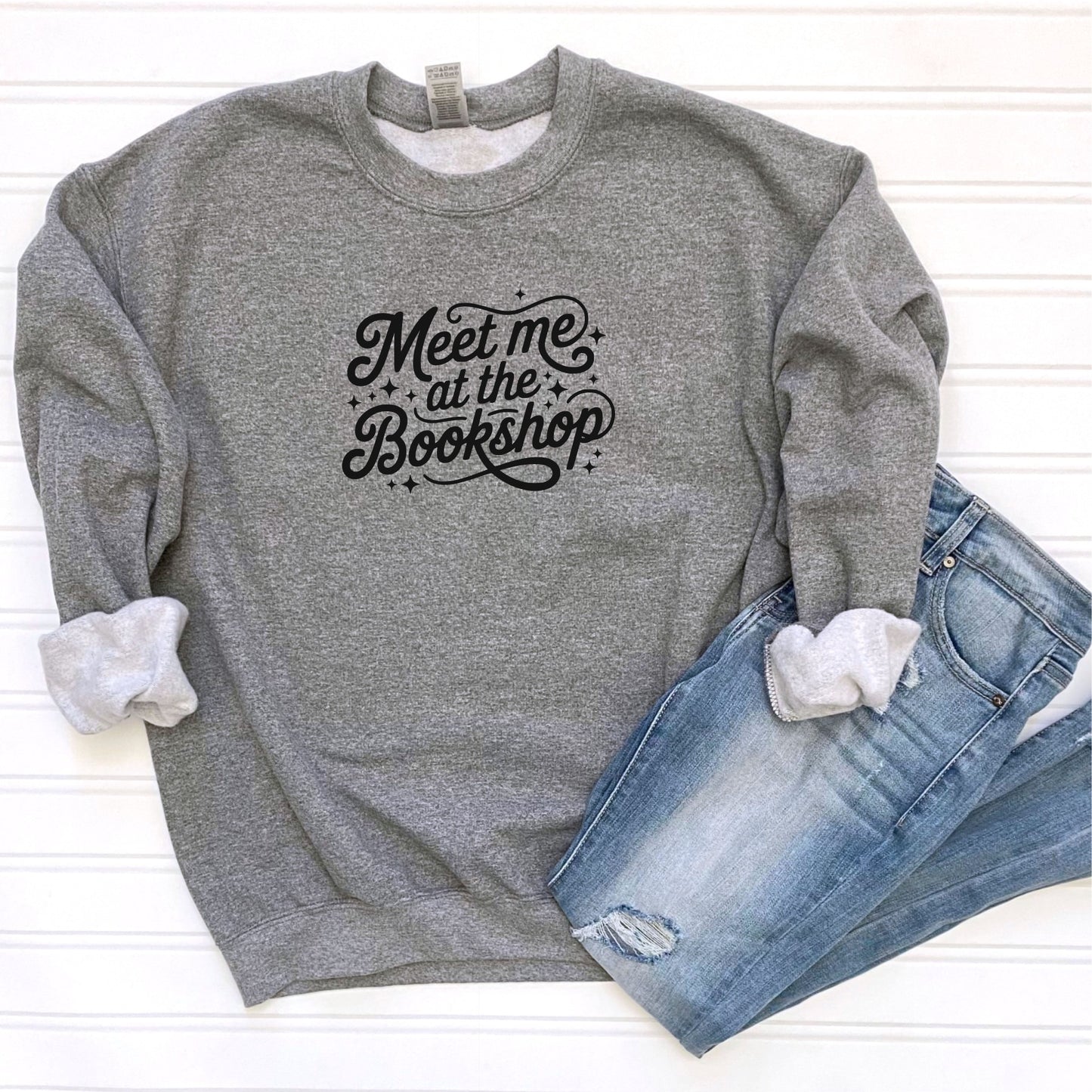 Meet me at the Bookshop Crewneck Sweater