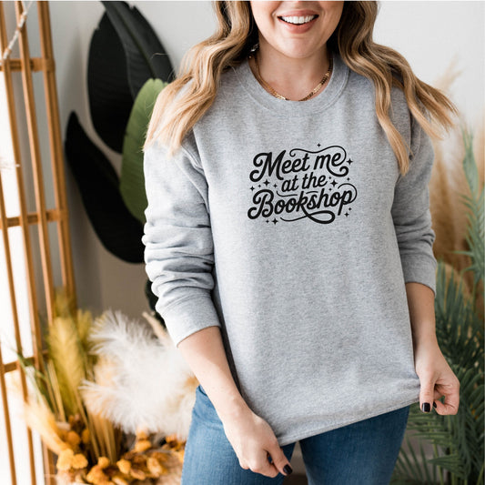 Meet me at the Bookshop Crewneck Sweater
