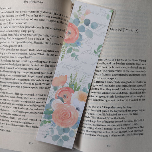 Soft Floral Bookmark