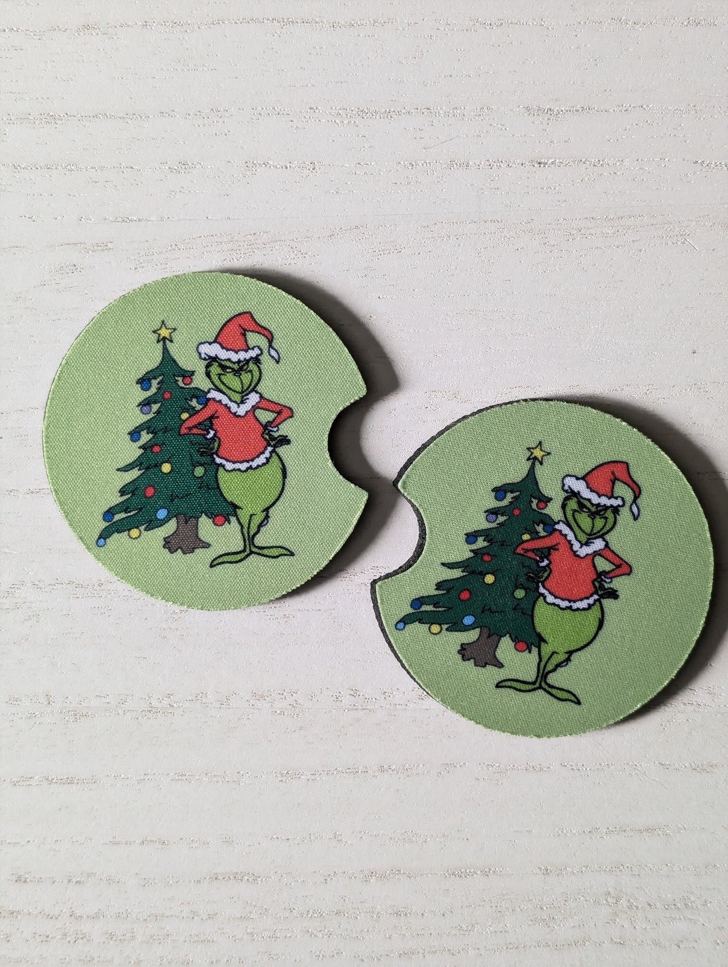 Grinch Car Coasters