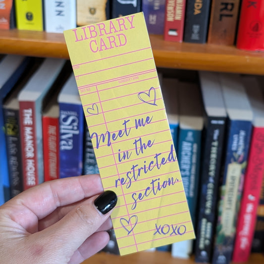 Restricted Section Bookmark