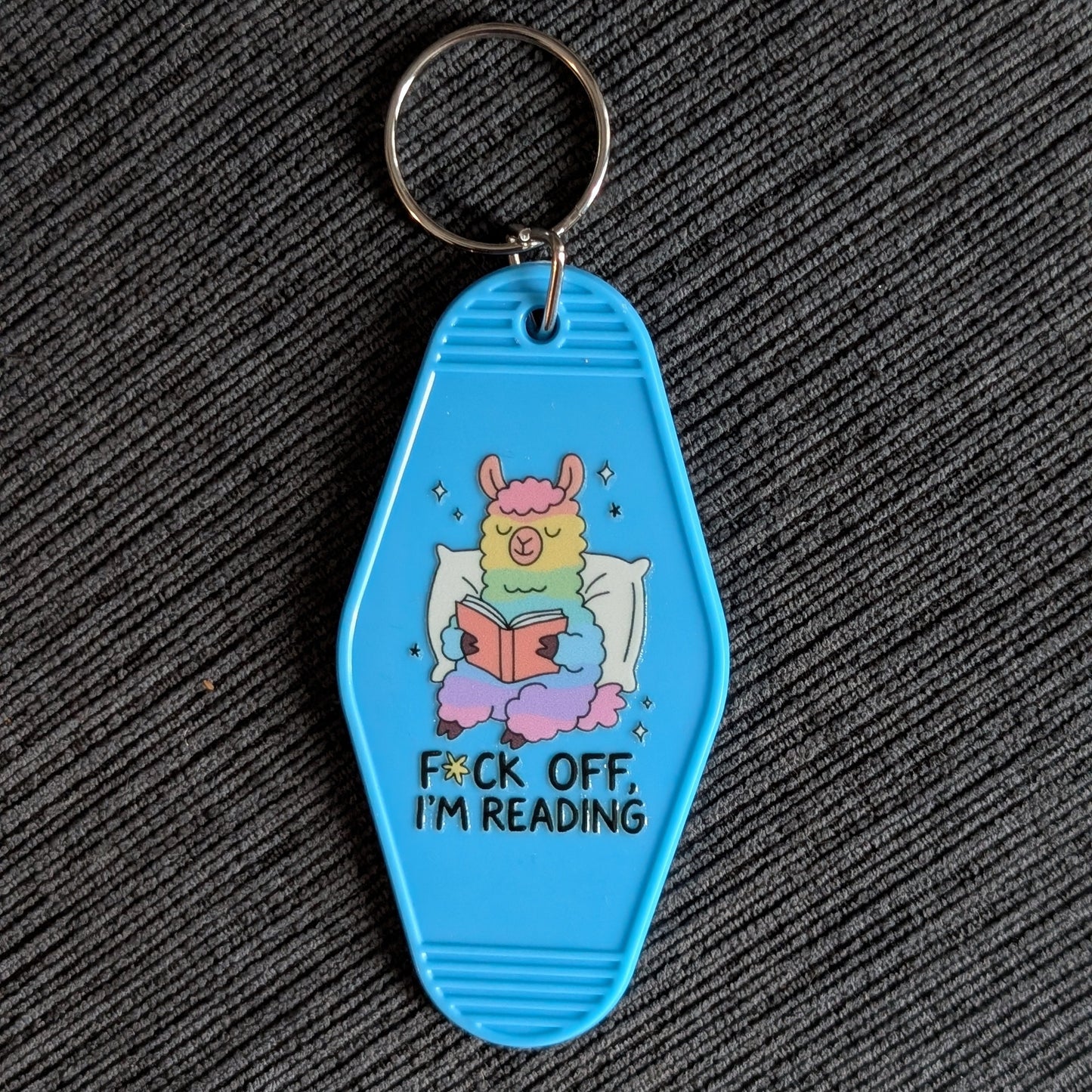 F Off Reading Keychain