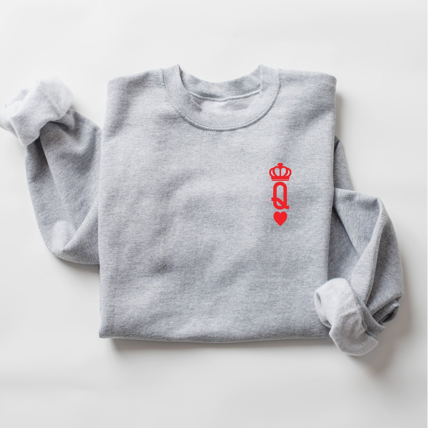 Queen of Hearts Crewneck Sweater