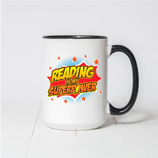 Reading is my Superpower Coffee Mug