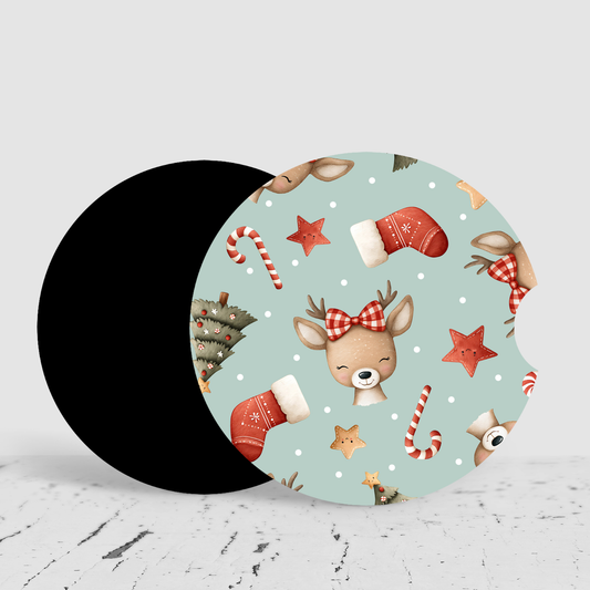 Reindeer Car Coasters