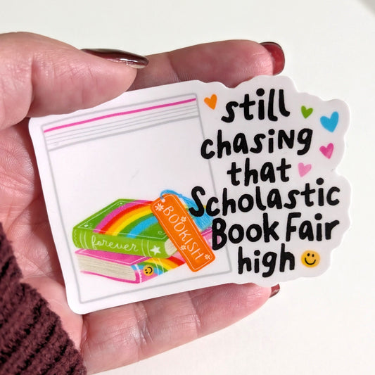 Scholastic Book Fair High Sticker