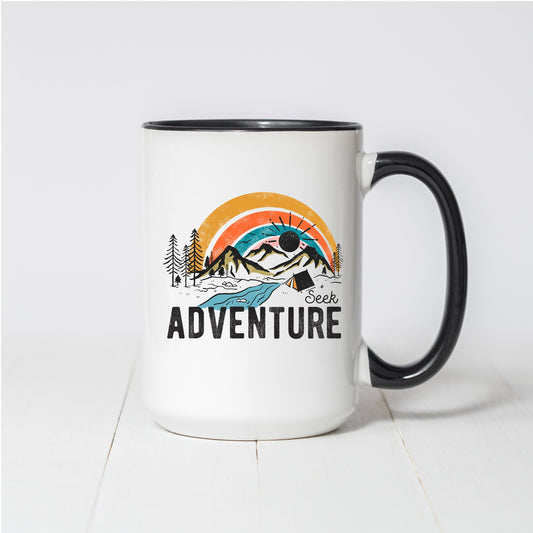 Seek Adventure Coffee Mug