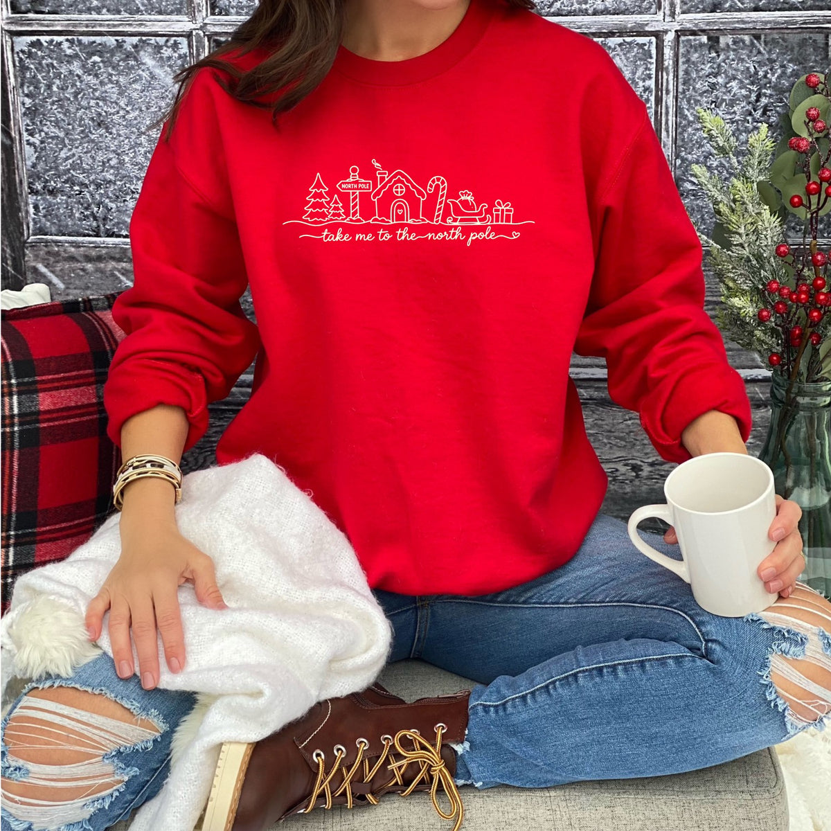 North Pole Crewneck Sweater