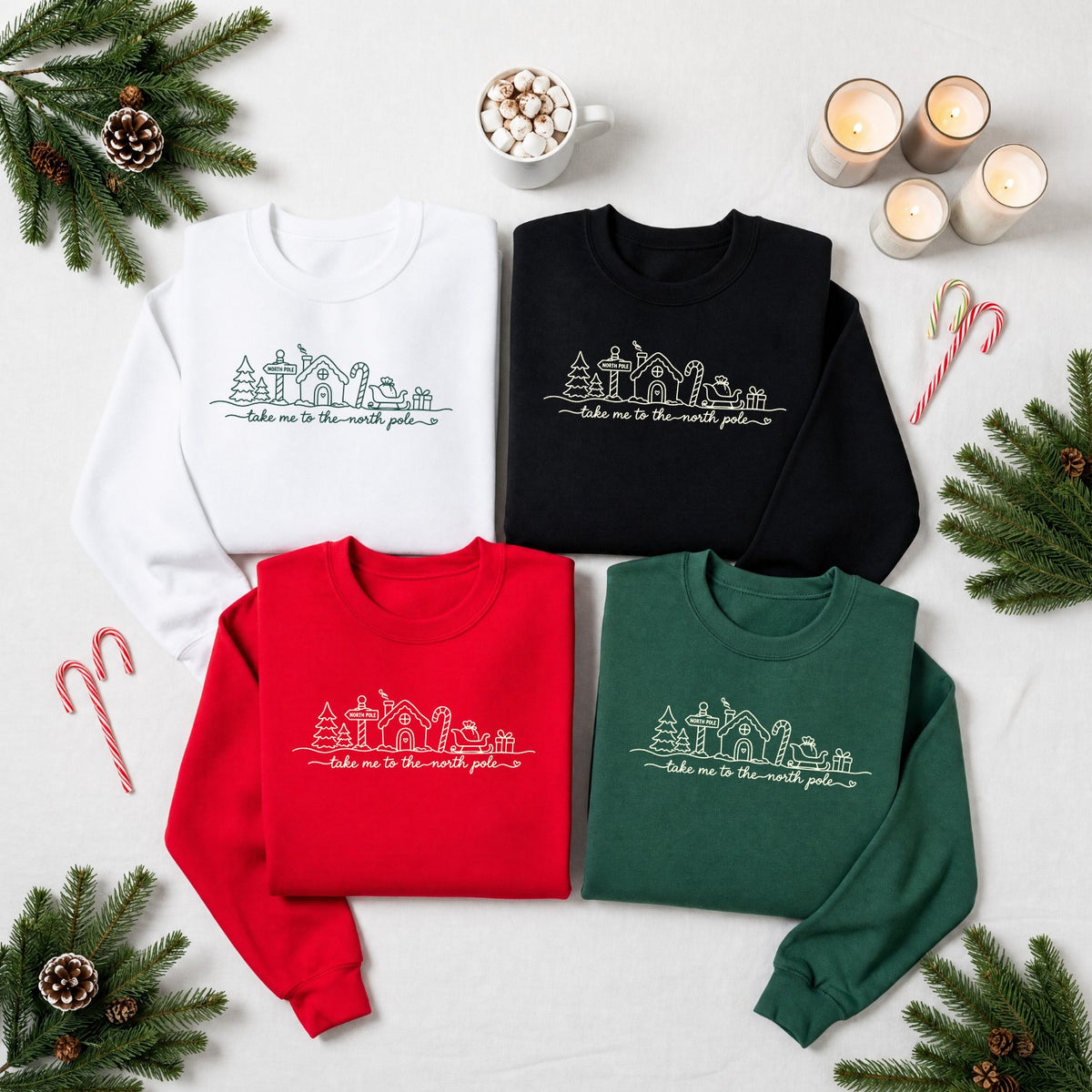 North Pole Crewneck Sweater