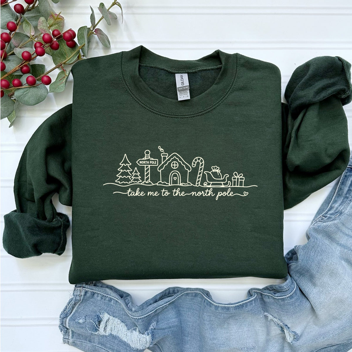 North Pole Crewneck Sweater