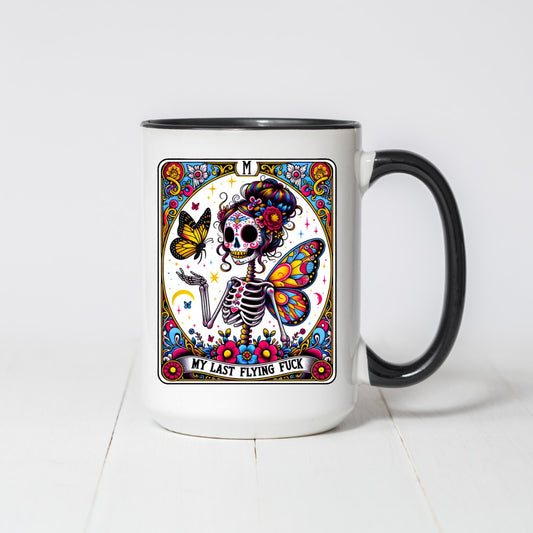 My Last Flying Fuck Tarot Card Coffee Mug