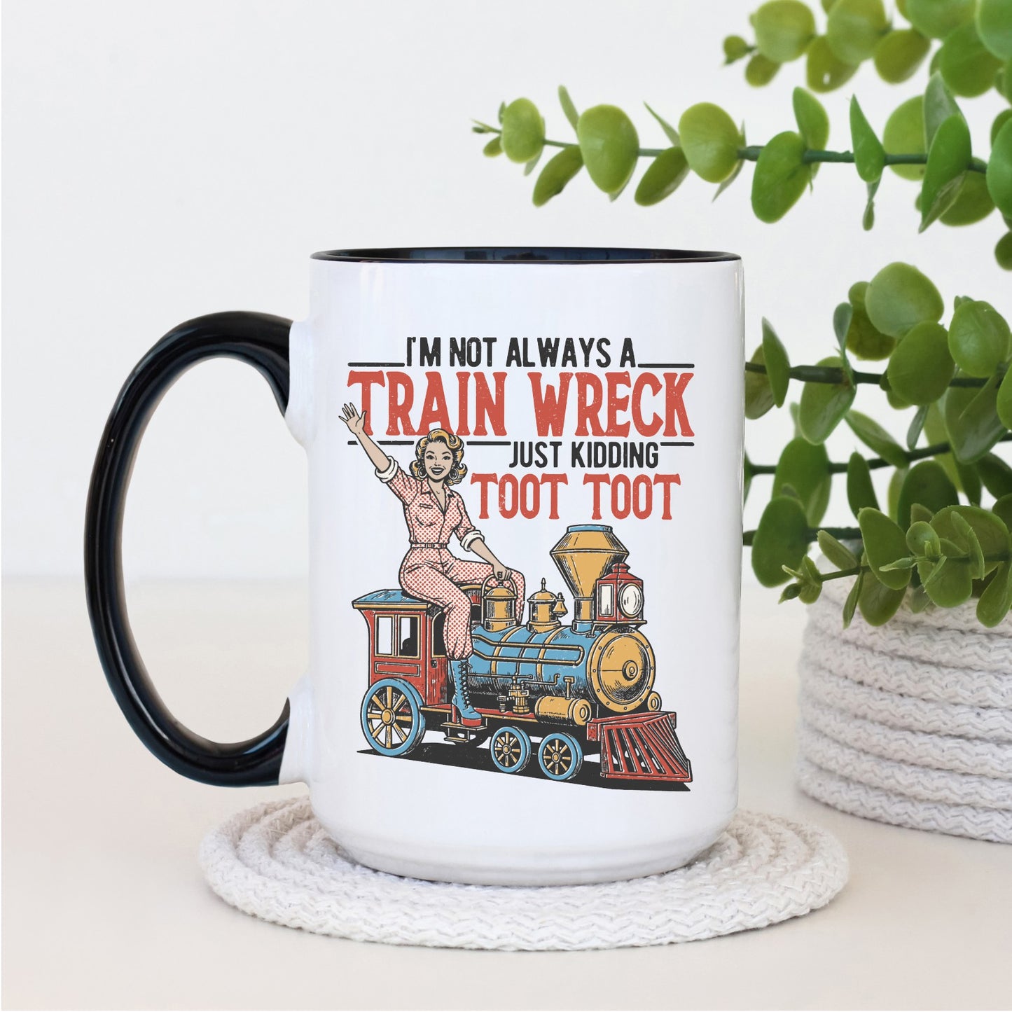 Train Wreck 15oz Coffee Mug