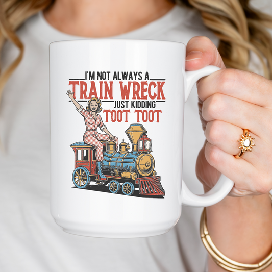 Train Wreck 15oz Coffee Mug