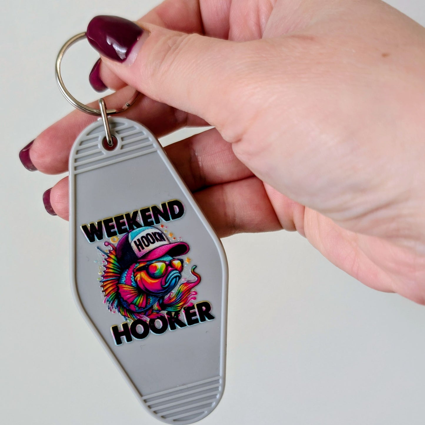 Weekend Hooker Motel Keychain