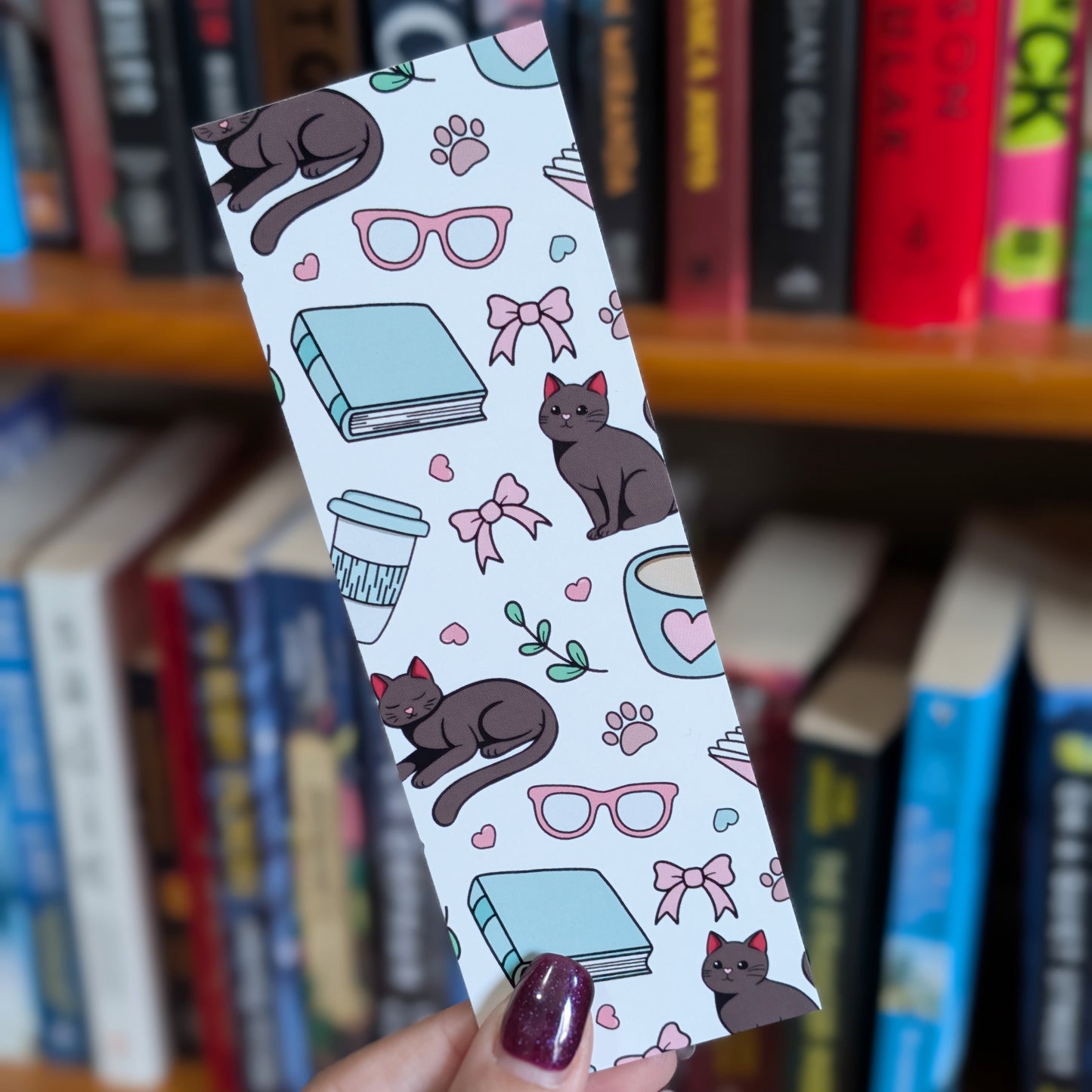 Feline Fiction Bookmark