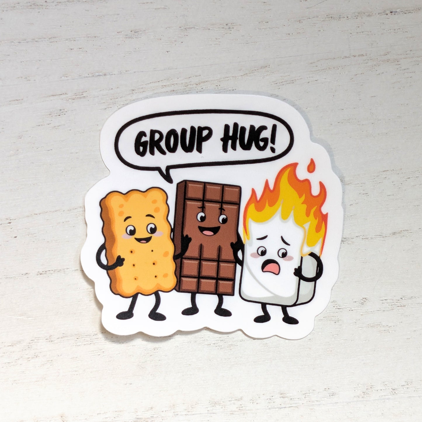 Smores Hug Sticker