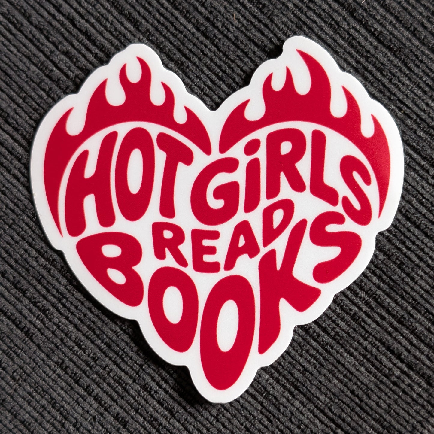 Hot Girls Read Books Sticker