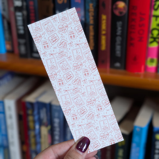 Romance Tropes Bookmark