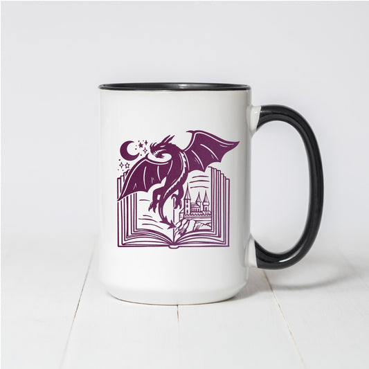 Dragon Fantasy Books Coffee Mug